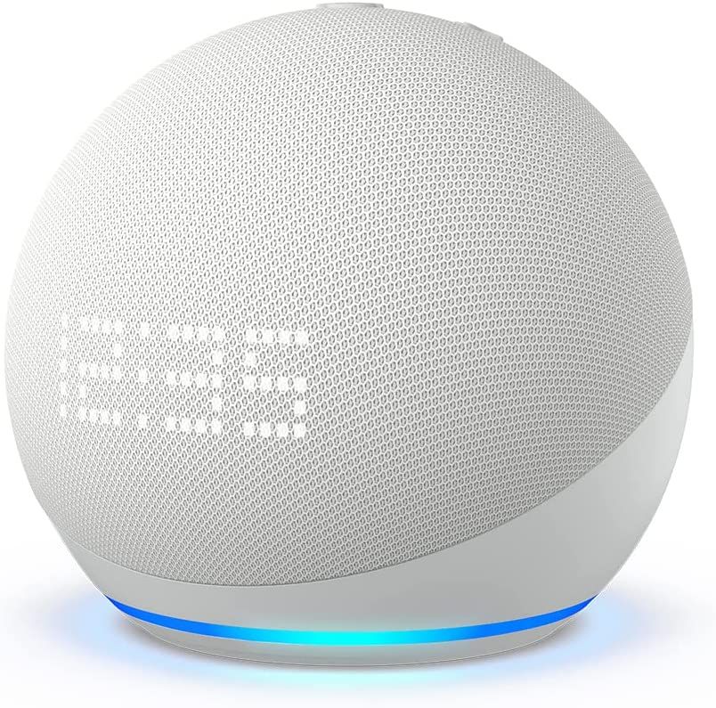 Echo Dot - Altavoz inteligente Bluetooth con reloj y Alexa